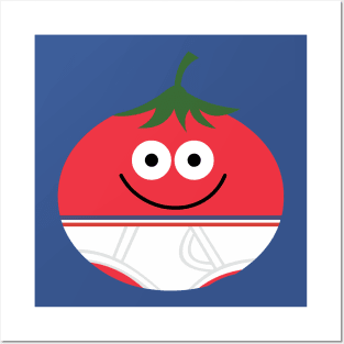 TOMATO IN UNDERWEAR Posters and Art